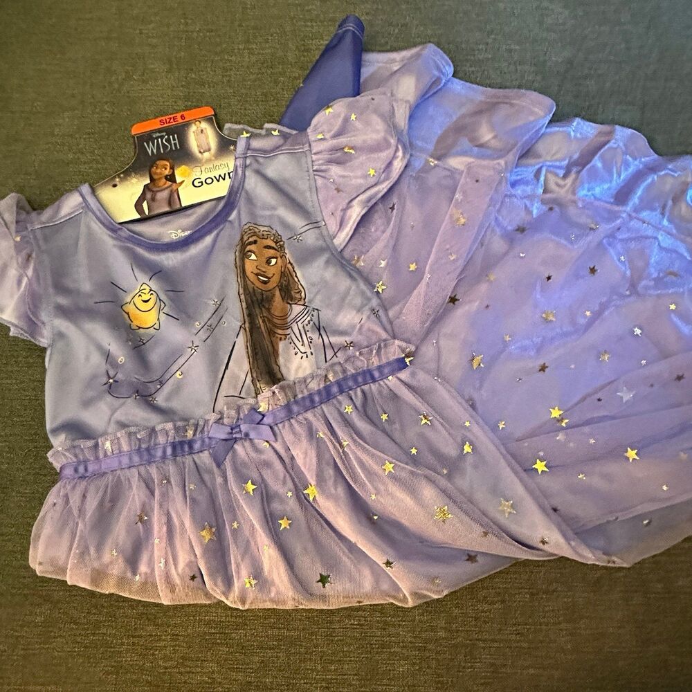 Wish fantasy gown girls pajama gown size 6 dress up pretend play princess